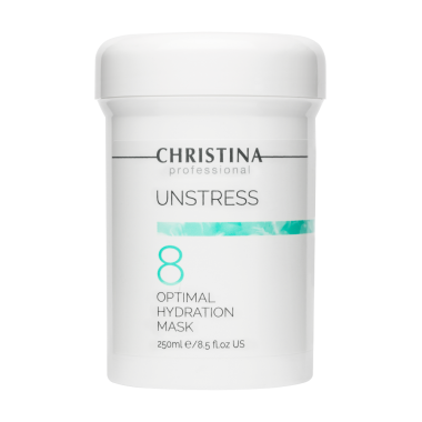 CHRISTINA Unstress OPTIMAL HYDRATION MASK Оптимально увлажняющая маска (шаг 8), 250 мл
