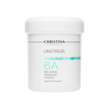 CHRISTINA Unstress Relaxing Massage Cream Расслабляющий массажный крем (шаг 6a), 500 мл