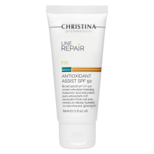 CHRISTINA Line Repair Fix Antioxidant Assist SPF 50 Антиоксидантный крем-флюид SPF 50 60 мл.