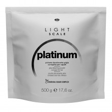 Lisap Light Scale Platinum Powder Быстродействующий серый осветляющий порошок для волос 500 гр