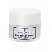 Sans Soucis Deep moist depot Дневной антивозрастной увлажняющий крем-сияние SPF 10 50 мл.