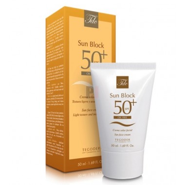 Tegor Солнцезащитный крем для жирной кожи Sun Block SPF 50+ 50 мл.